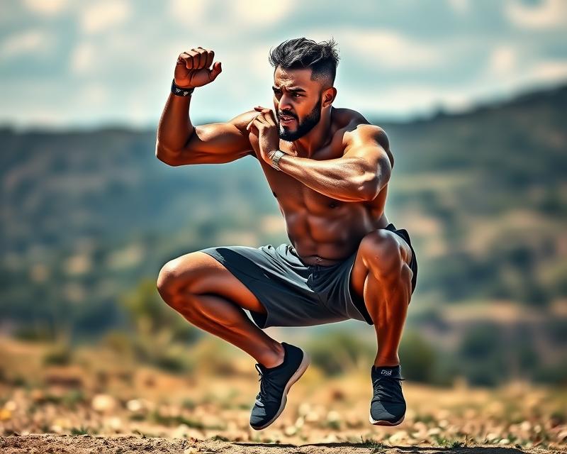 Przysiad z wyskokiem – zalety, technika i wskazówki wykonania