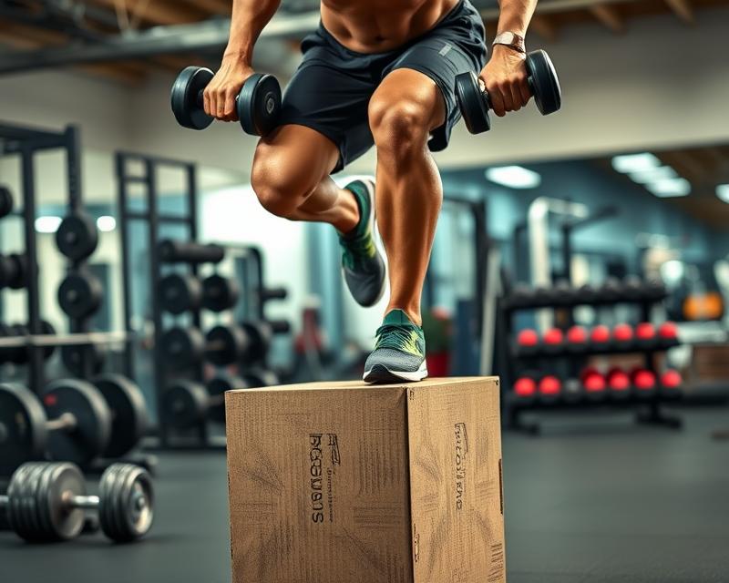 Wejścia na skrzynię z hantlami – technika, korzyści i błędy do uniknięcia