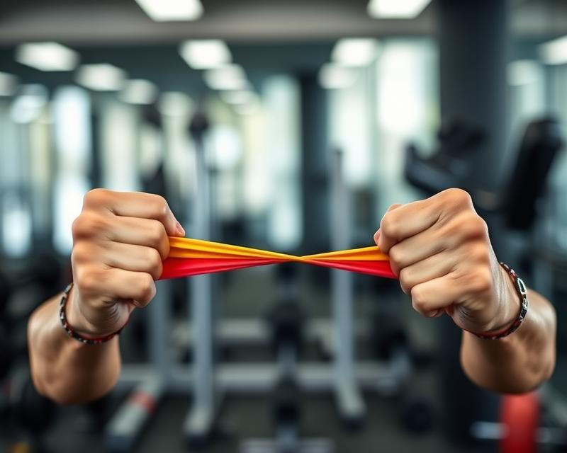 Ćwiczenia z gumą oporową na klatkę piersiową – efektywność i technika