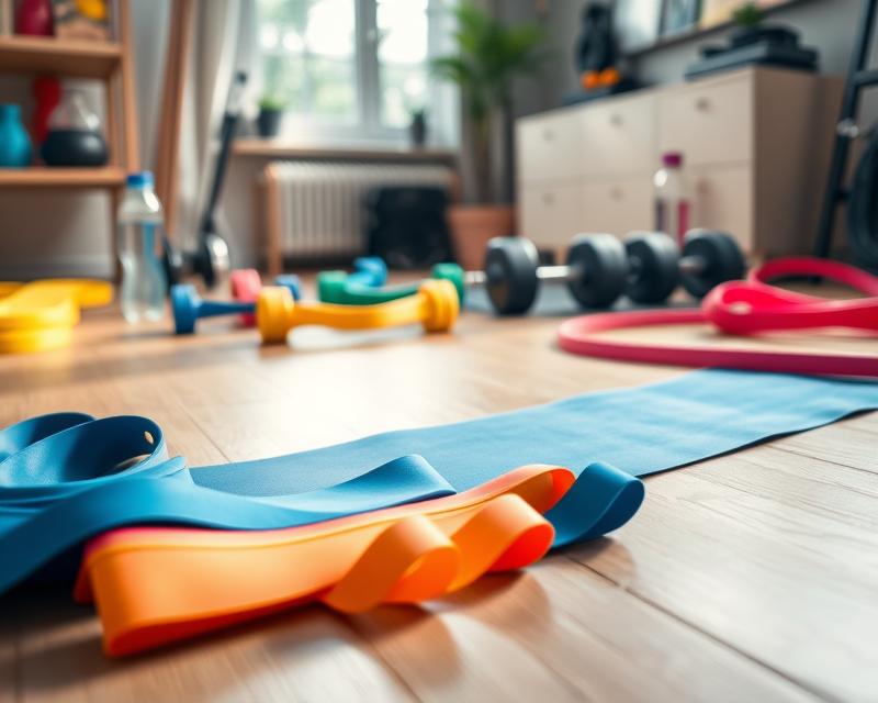 Trening z gumami oporowymi dla mężczyzn – skuteczne ćwiczenia w domu