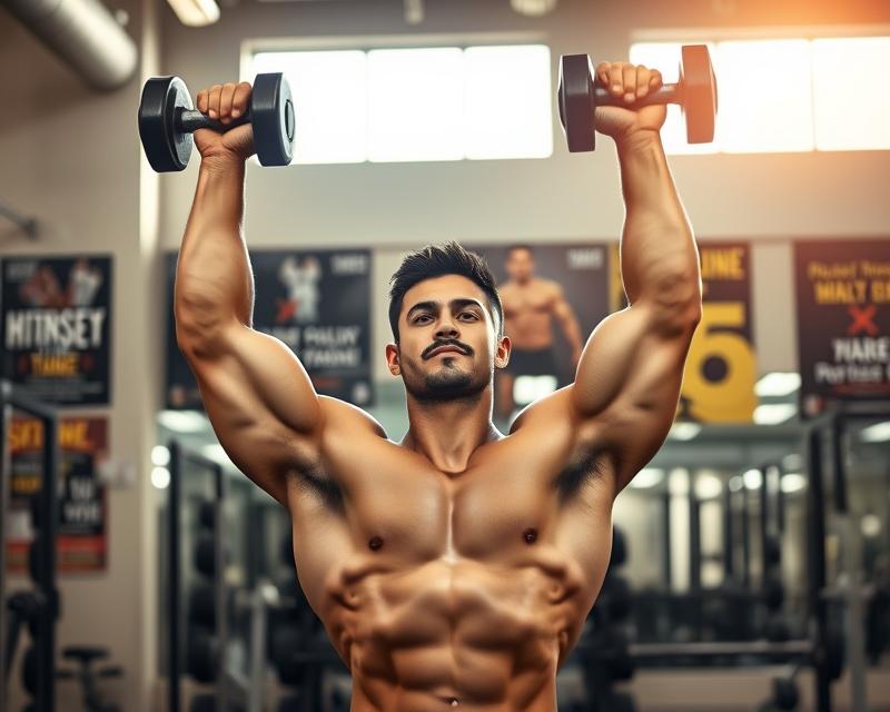 Wyciskanie hantli nad głowę: technika, korzyści i błędy do uniknięcia