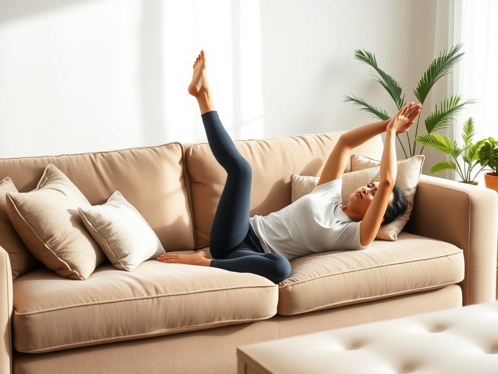 Rozciąganie kanapowe – klucz do zdrowia i elastyczności mięśni